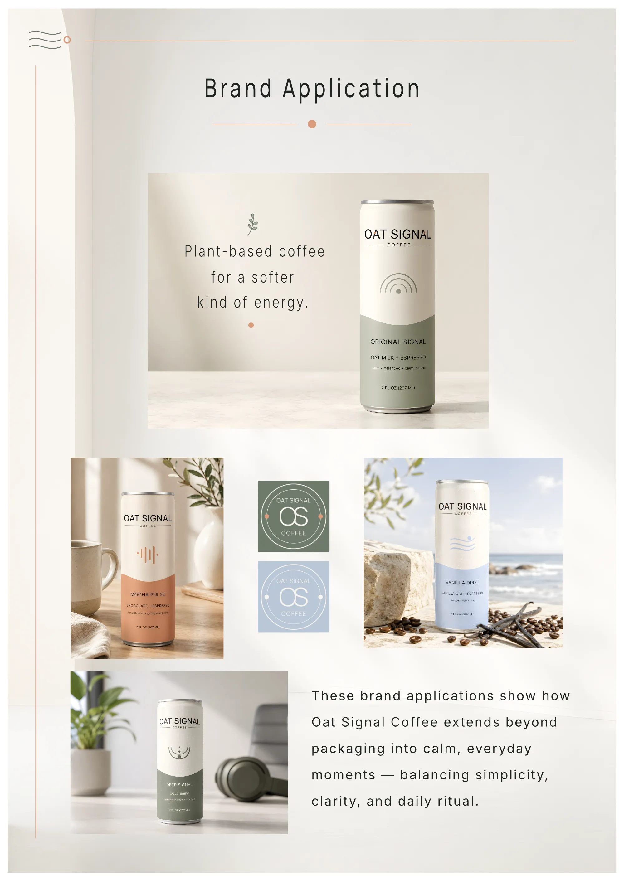 Oat Signal campaign and packaging direction.