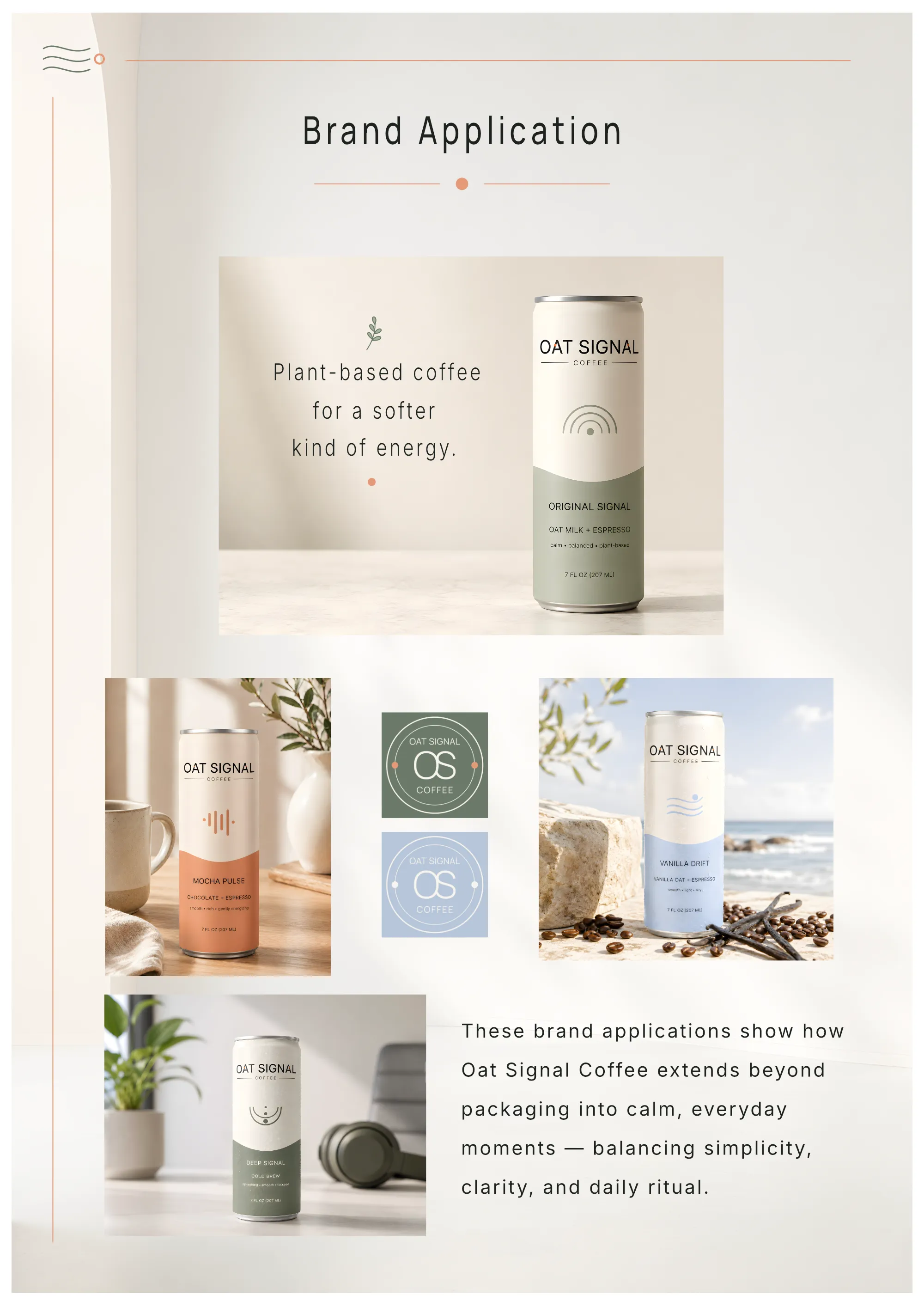 Oat Signal campaign and packaging direction.