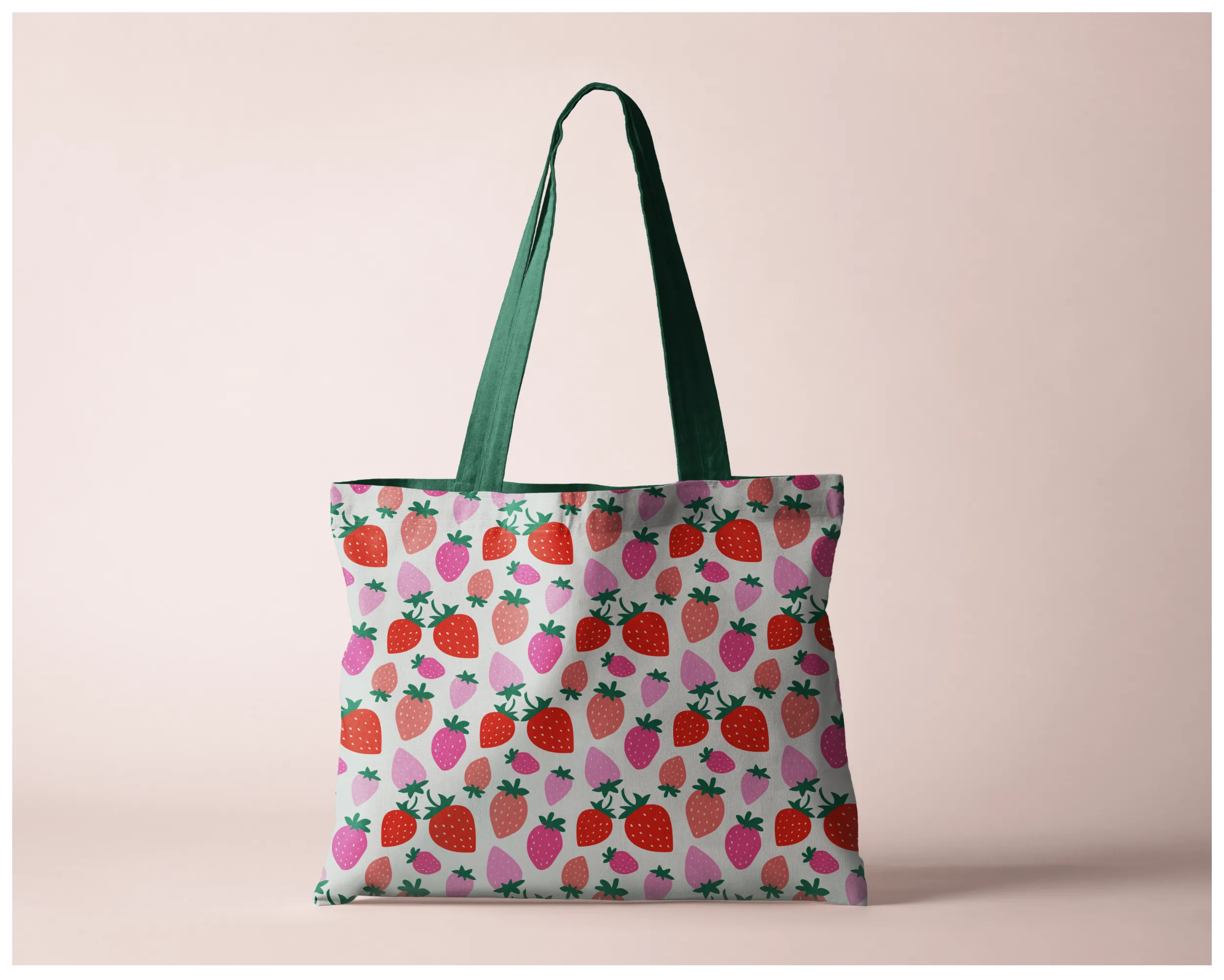Vibrant Strawberry pattern variation.