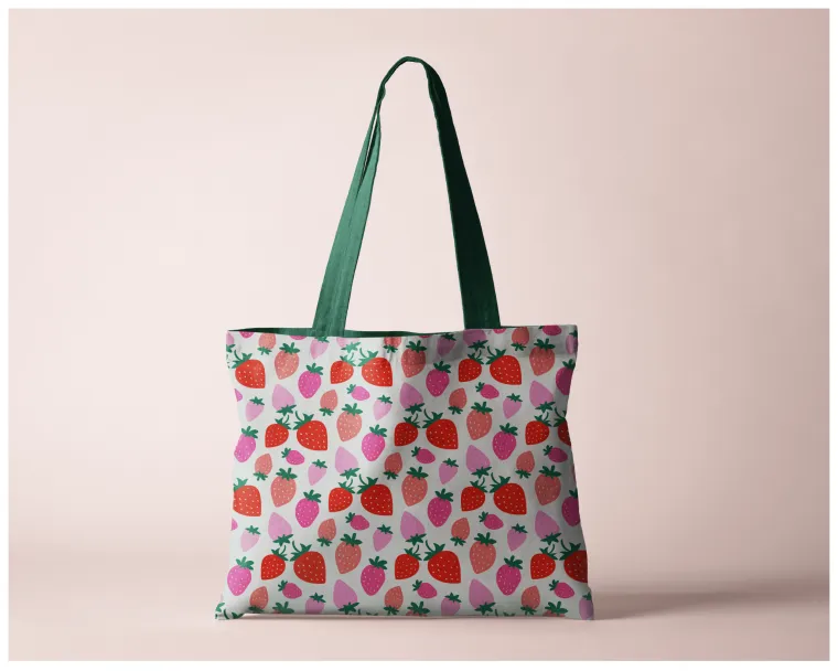 Vibrant Strawberry pattern variation.